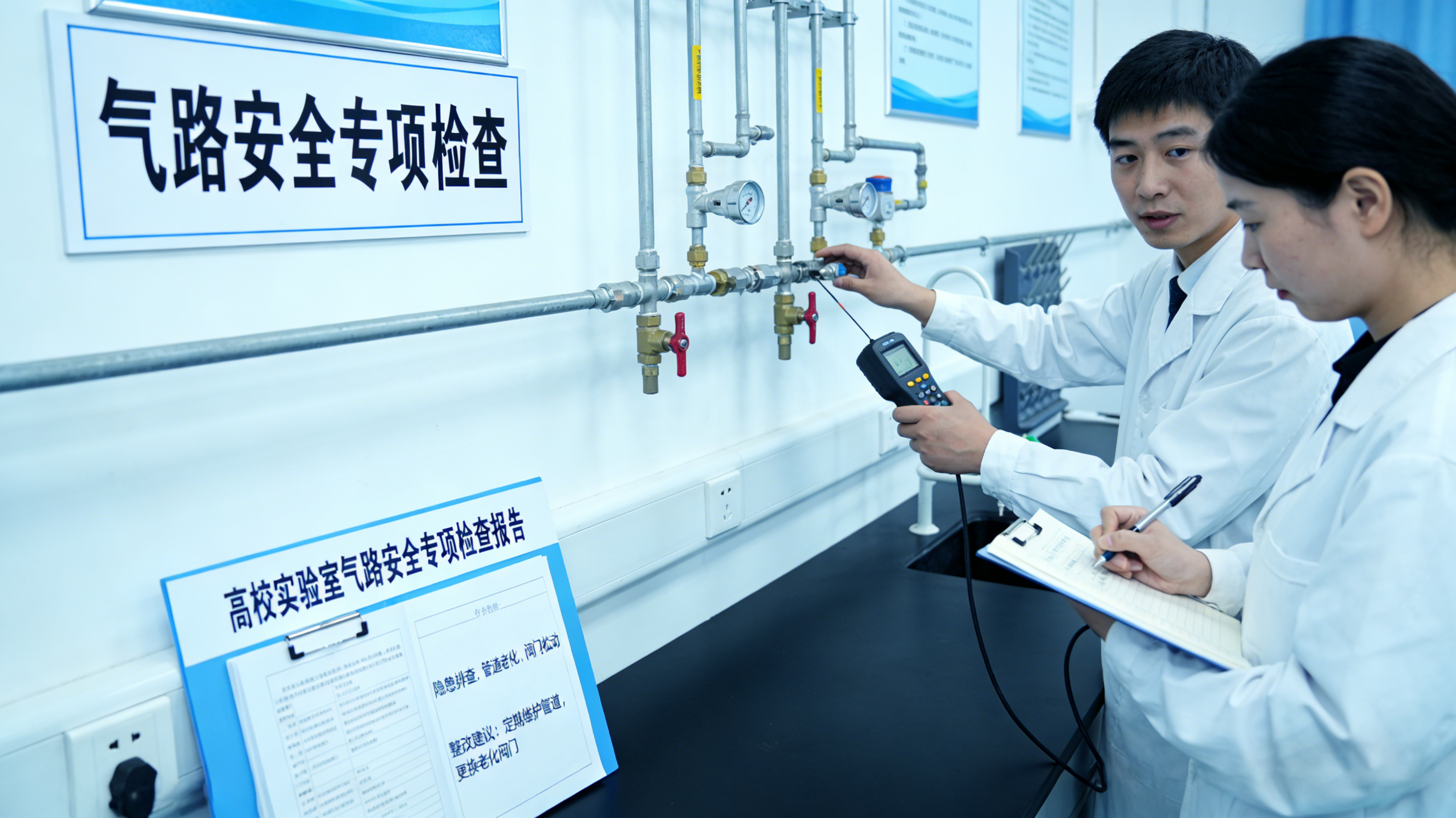 实验室气体安全隐患警示